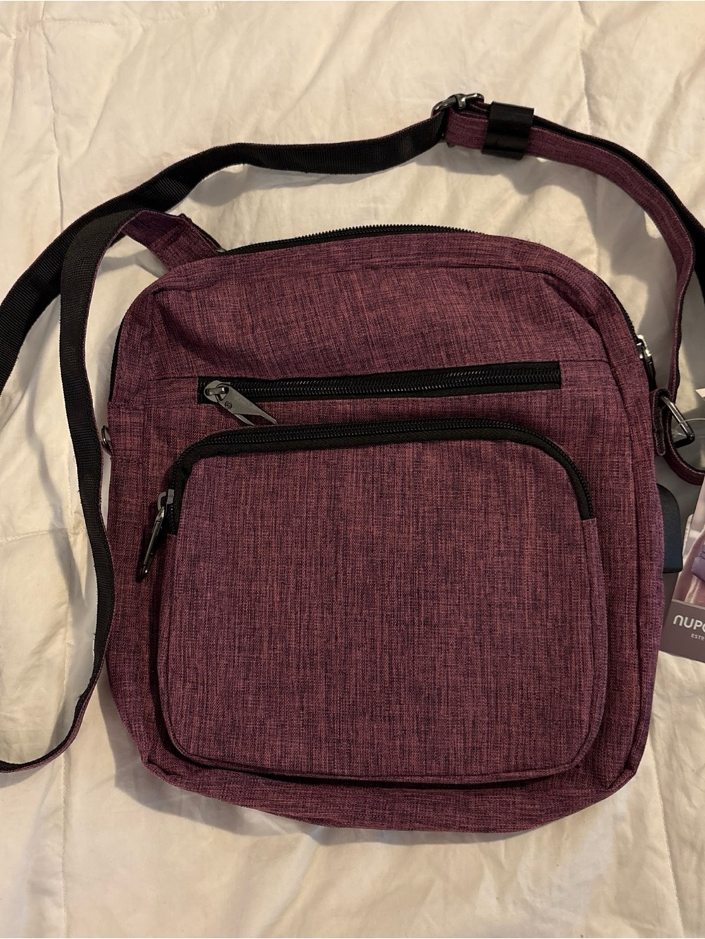 Nupouch Anti-Theft Crossbody Purses for Women - 9 1/2 x 9 Shoulder Bag